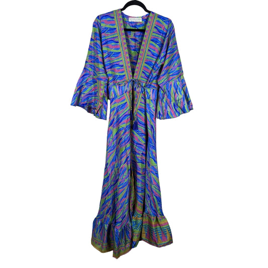 Beach Queen Up-cycled Sari Wrap Robe