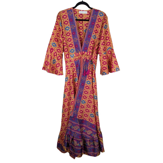 Beach Queen Up-cycled Sari Wrap Robe